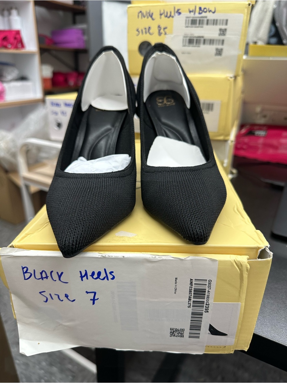 COSYISLAND black heels